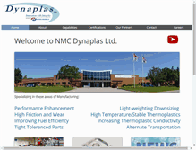 Tablet Screenshot of dynaplas.com